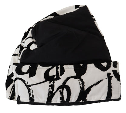 Elegante gorro de punto monocromático