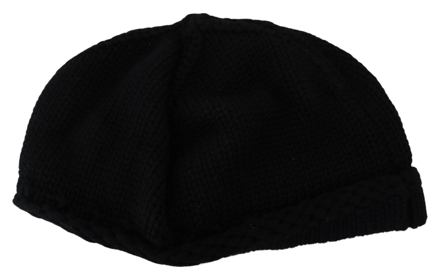 Elegante gorro de lana virgen negro