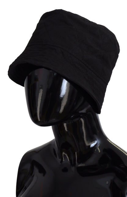 Elegante gorra de pescador negra