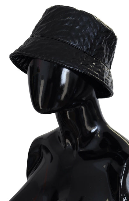 Elegante gorra de pescador negra