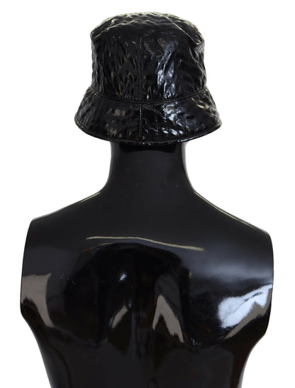 Elegante gorra de pescador negra
