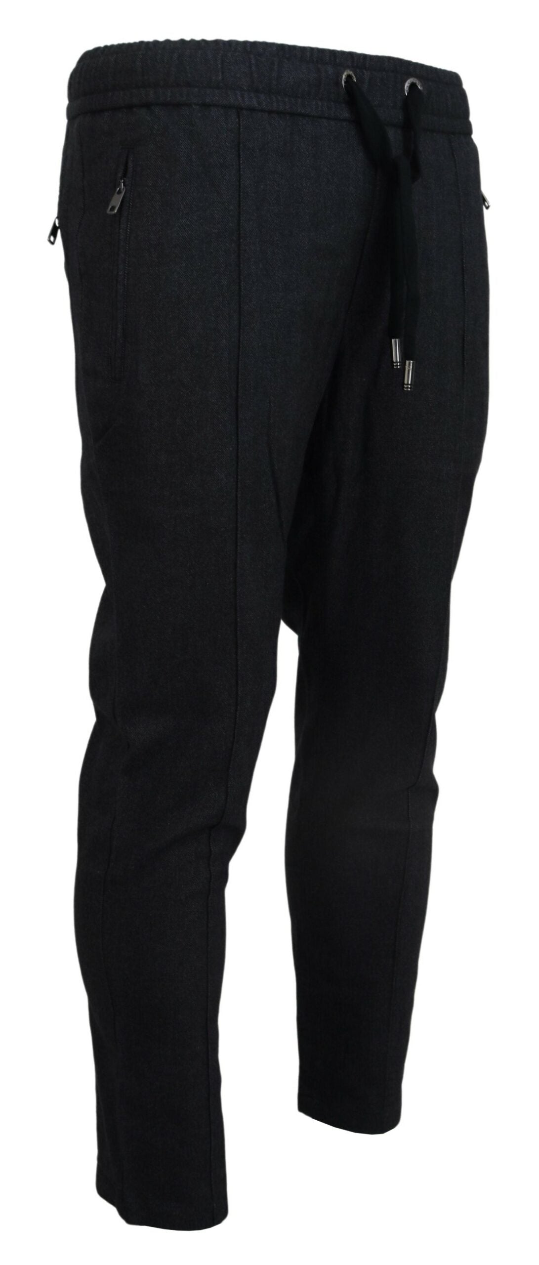 Elegantes pantalones deportivos de algodón gris para hombre