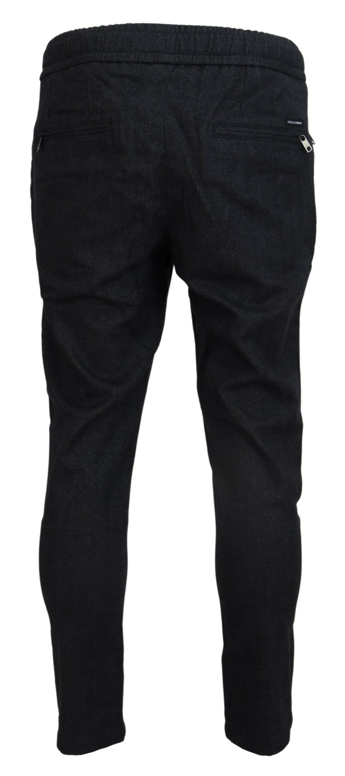 Elegantes pantalones deportivos de algodón gris para hombre