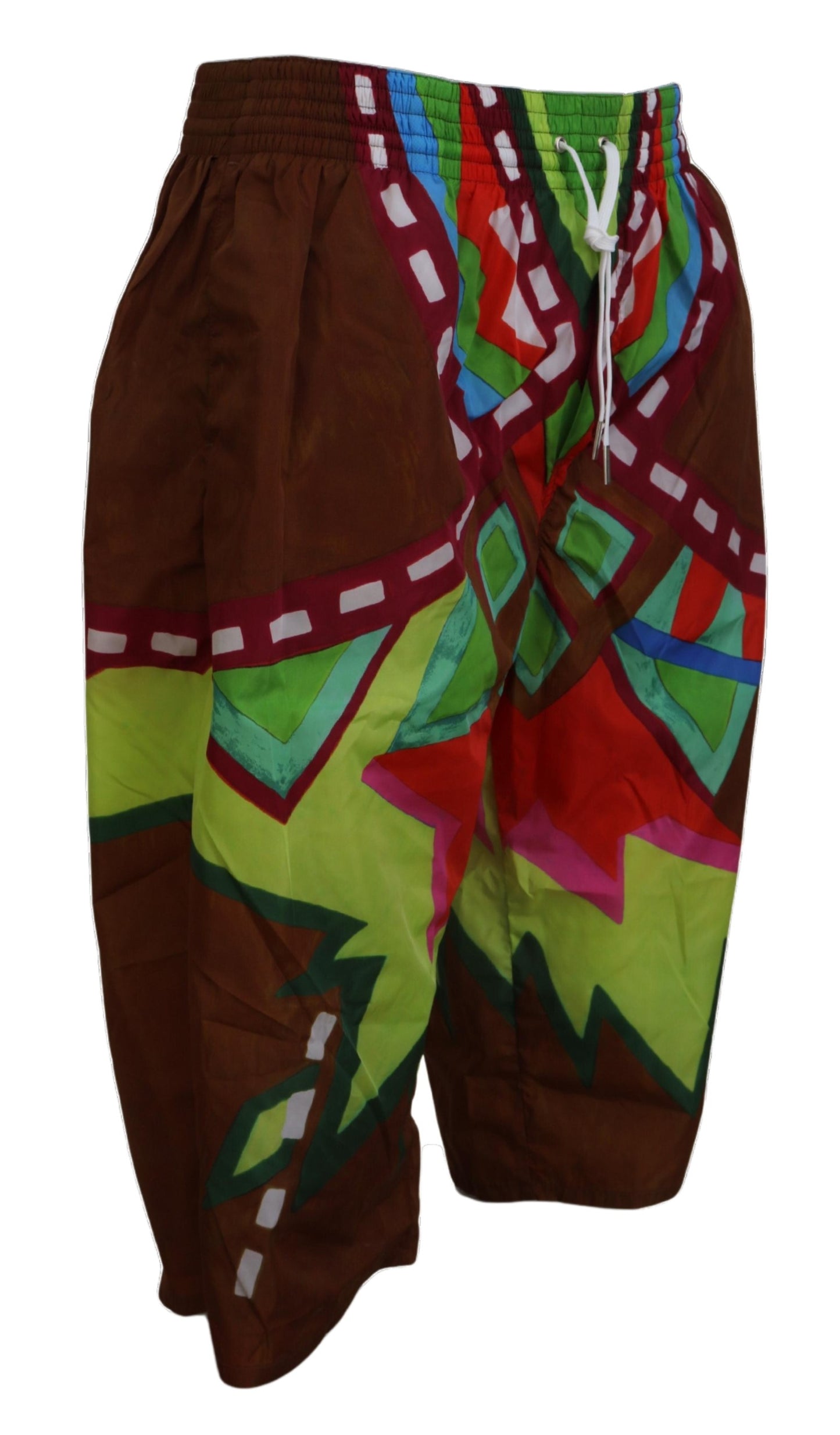 Shorts de baño exclusivos con estampado multicolor