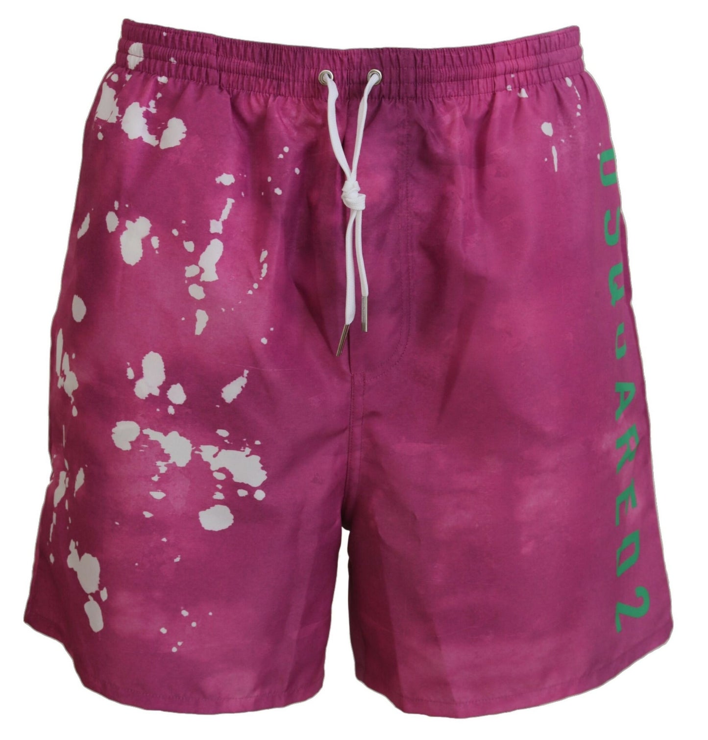Bañador bóxer con efecto tie-dye rosa