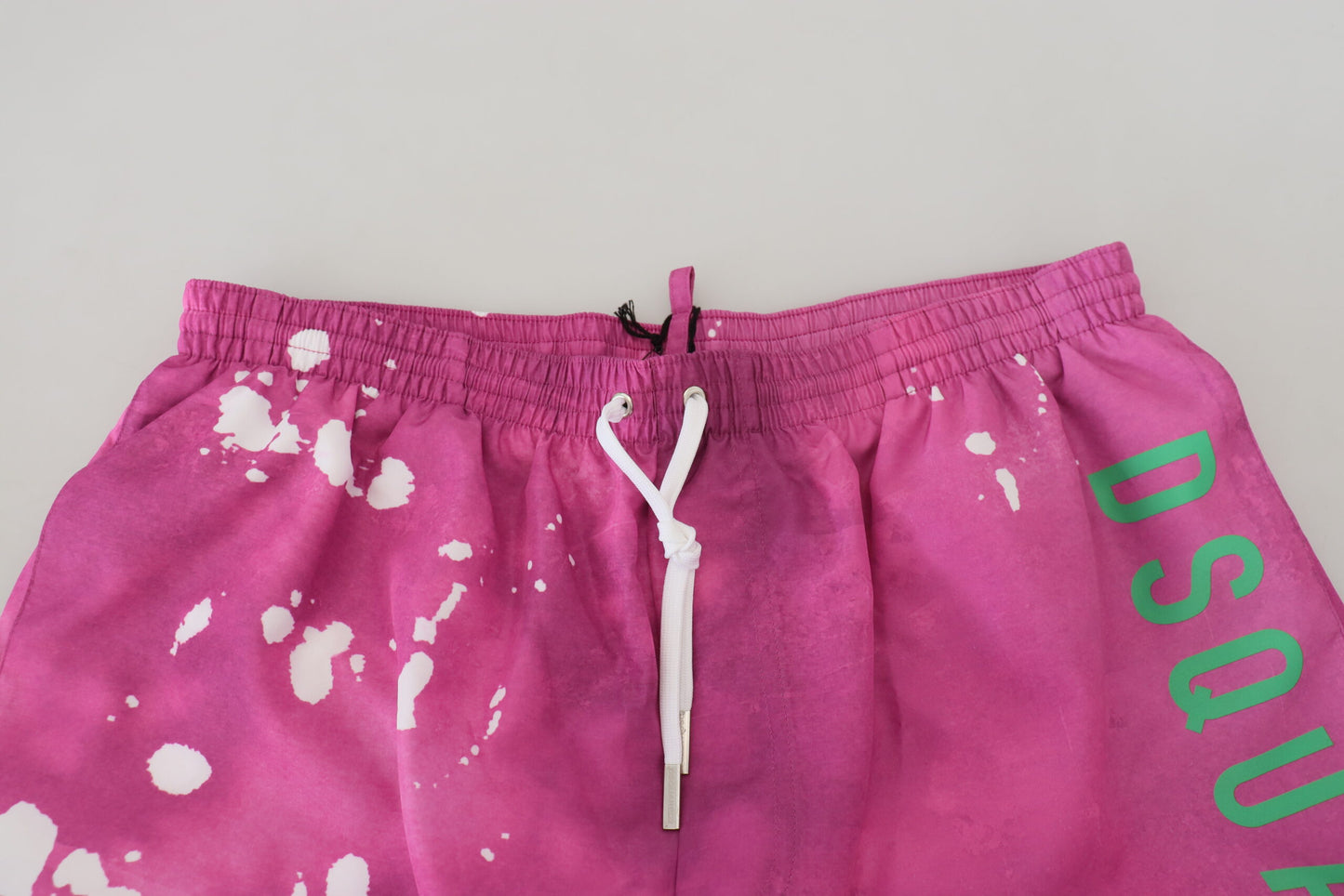Bañador bóxer con efecto tie-dye rosa