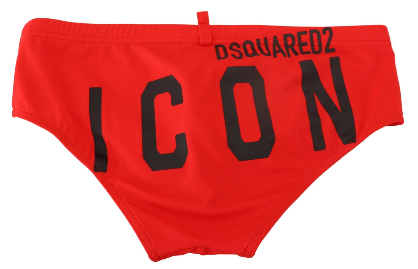 Bañador slip con estampado ICON rojo