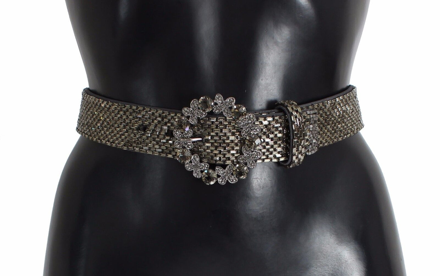 Cinturón con lentejuelas de cristal Swarovski