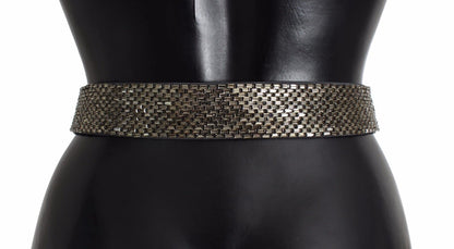 Cinturón con lentejuelas de cristal Swarovski