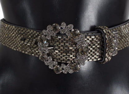 Cinturón con lentejuelas de cristal Swarovski