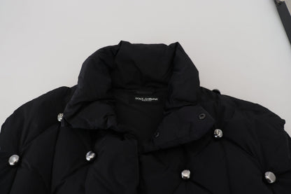 Elegante chaqueta chaleco negra sin mangas