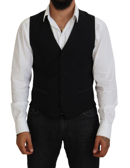 Chaleco formal negro elegante