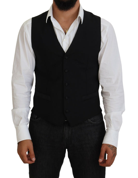 Chaleco formal negro elegante