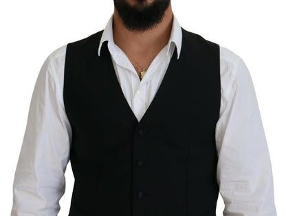 Chaleco formal negro elegante
