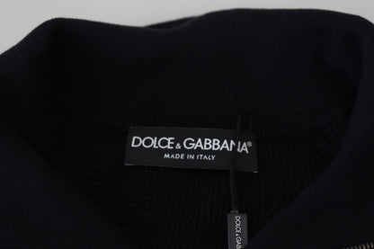 Suéter negro elegante de mezcla de seda