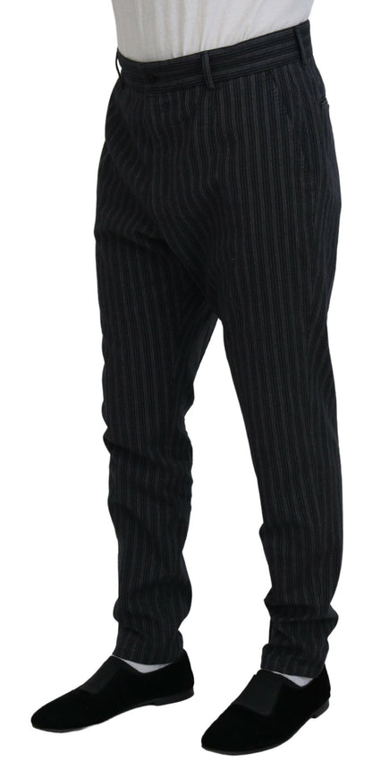 Elegantes pantalones de vestir chinos a rayas