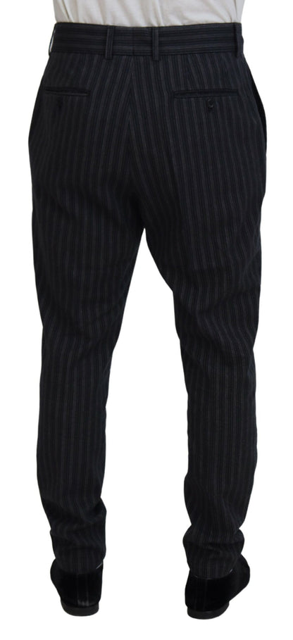 Elegantes pantalones de vestir chinos a rayas