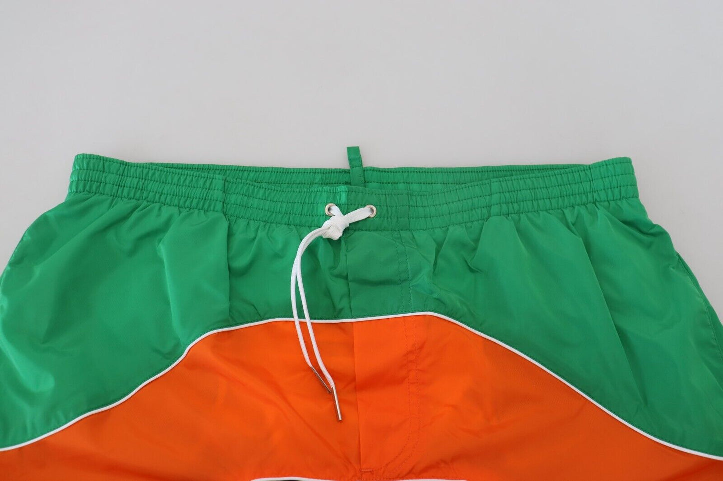 Bañador tipo bóxer con estampado multicolor