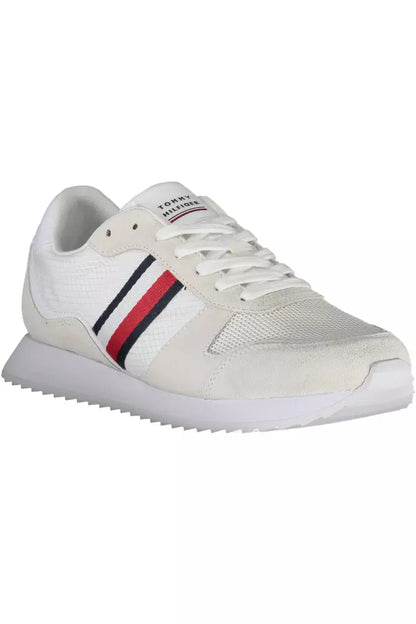 Zapatillas blancas ecológicas con logo