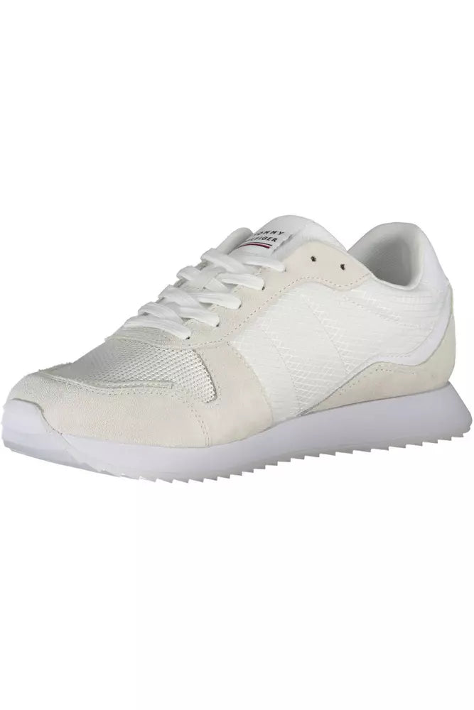 Zapatillas blancas ecológicas con logo