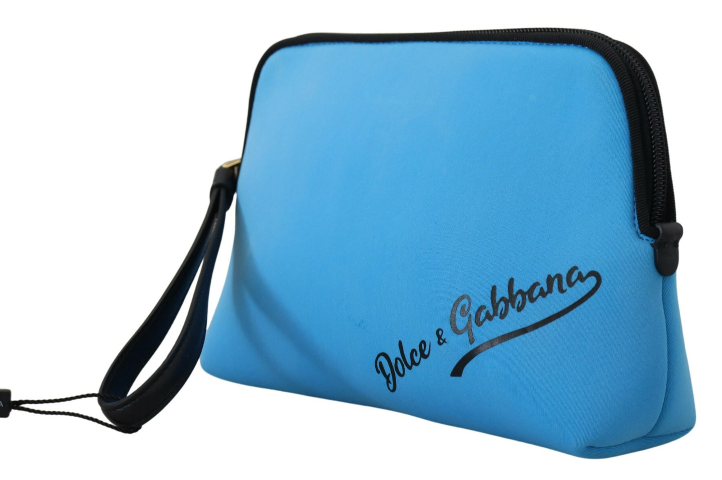 Elegante bolso de poliamida azul