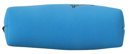 Elegante bolso de poliamida azul