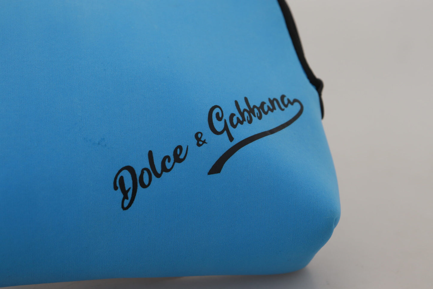 Elegante bolso de poliamida azul