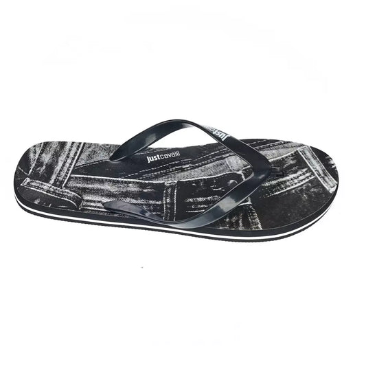 Sandalia de PVC negra para hombre