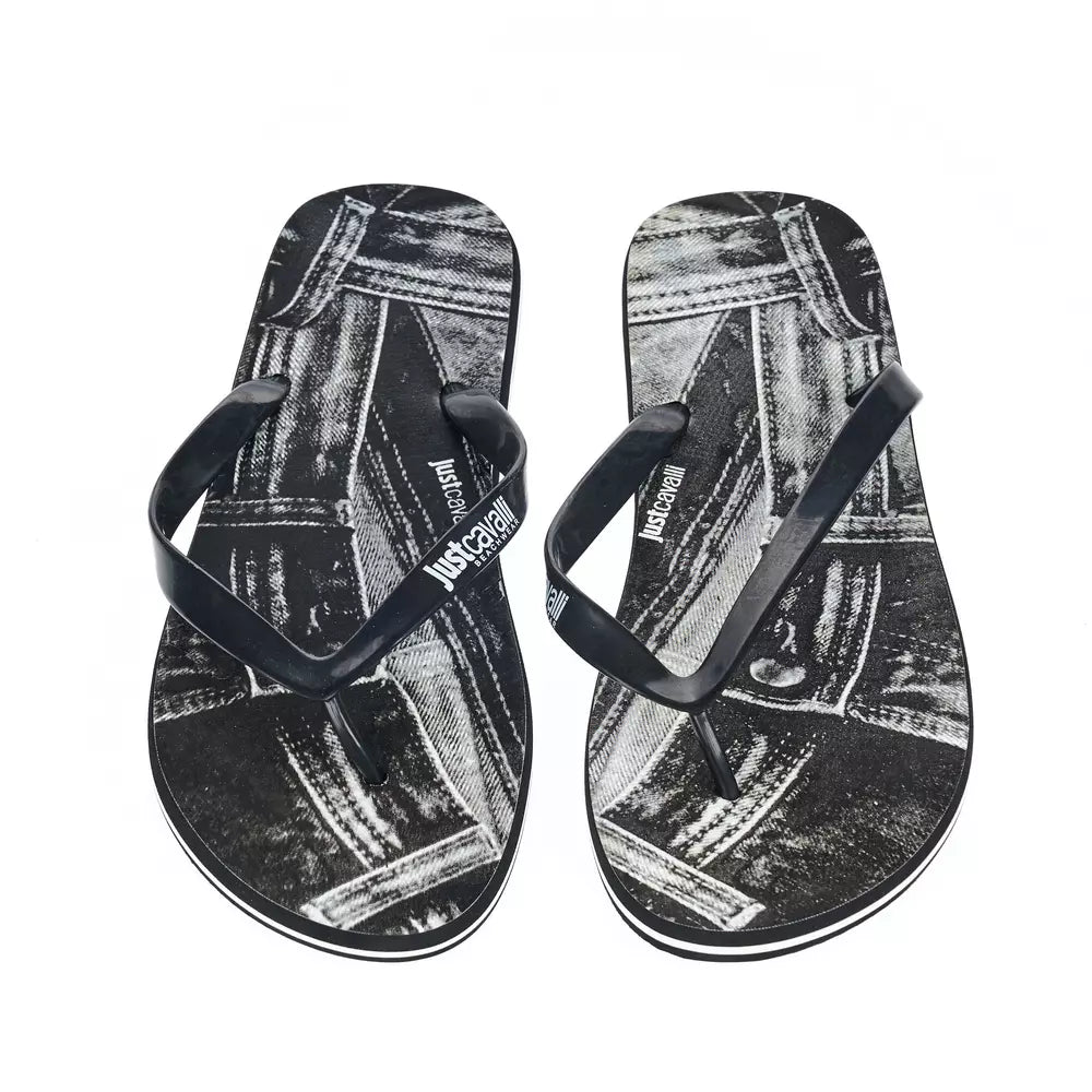Sandalia de PVC negra para hombre