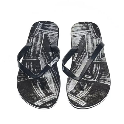 Sandalia de PVC negra para hombre