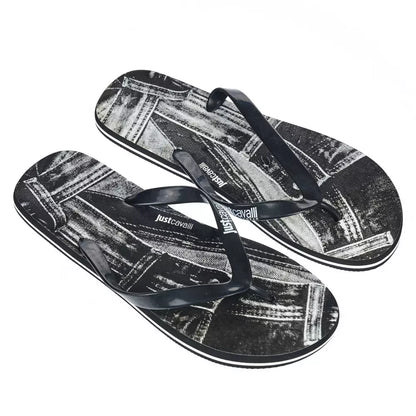 Sandalia de PVC negra para hombre