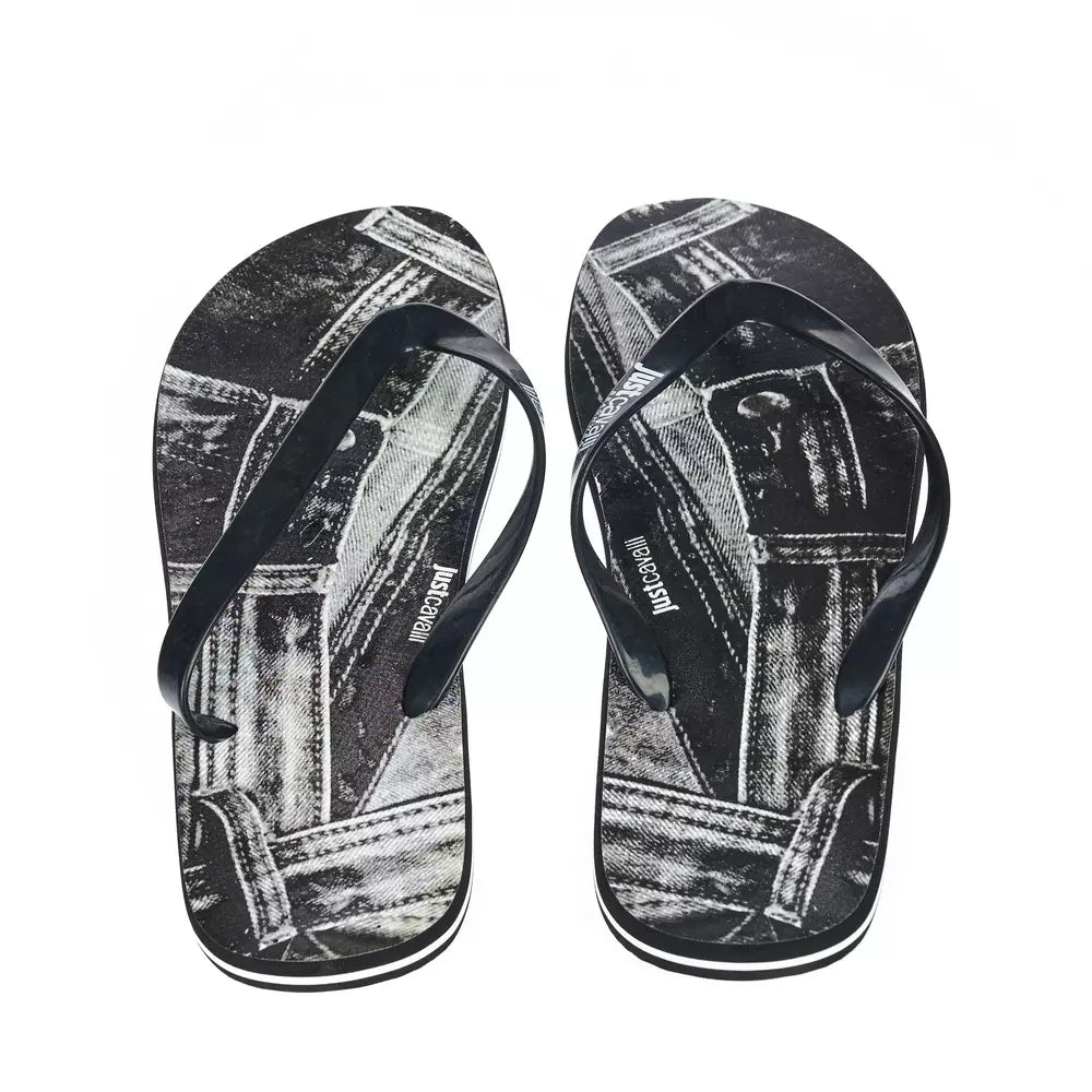 Sandalia de PVC negra para hombre