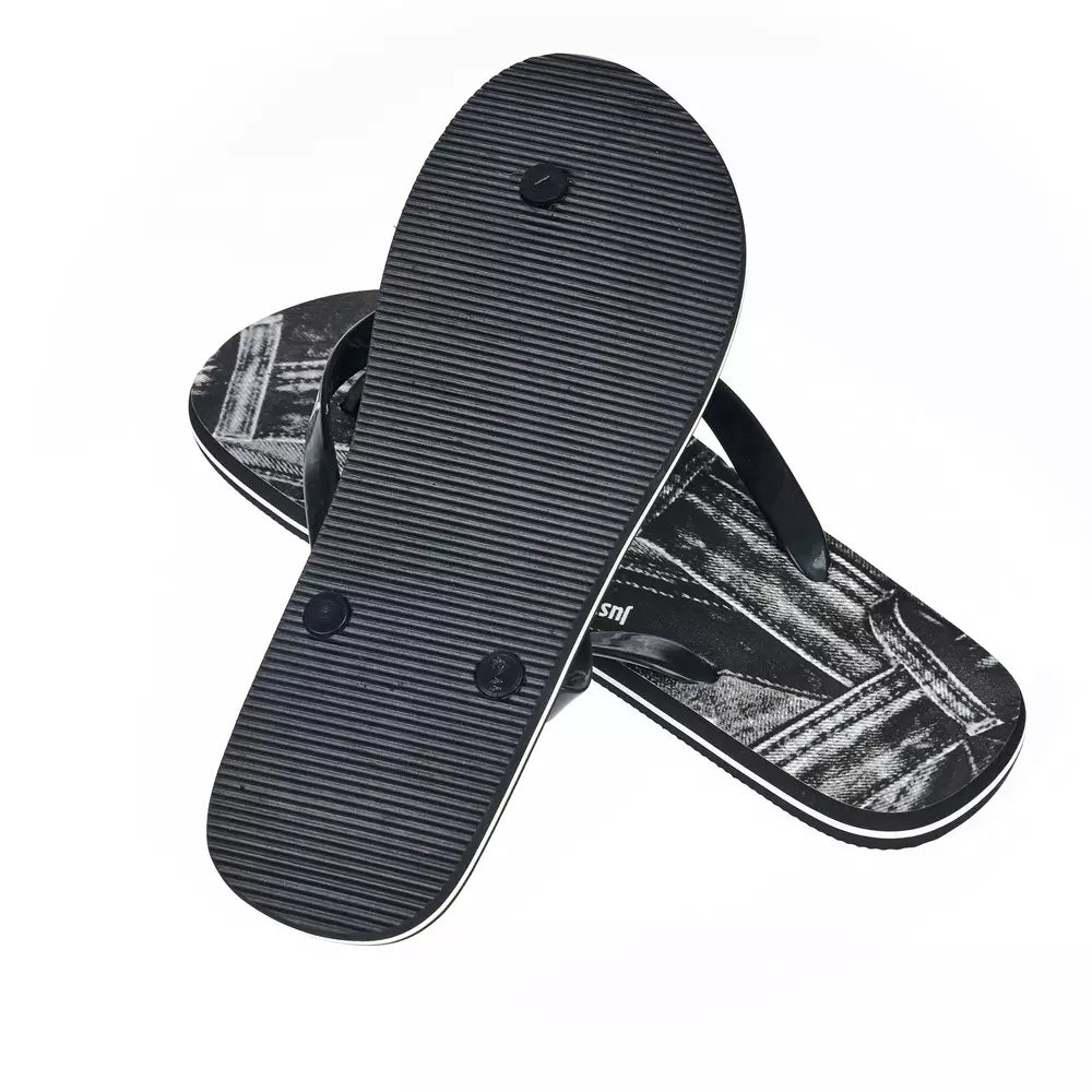 Sandalia de PVC negra para hombre