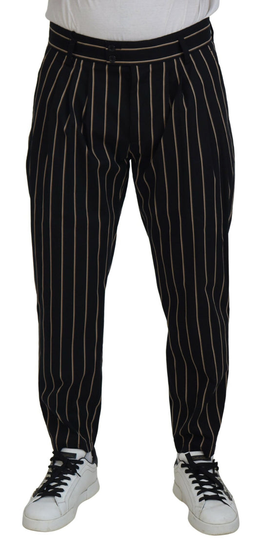 Pantalones chinos elegantes de rayas cónicas