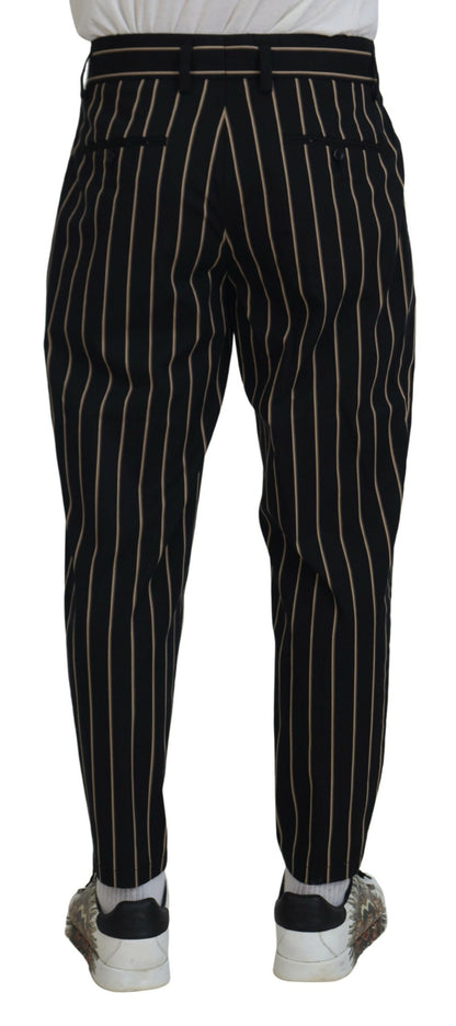 Pantalones chinos elegantes de rayas cónicas
