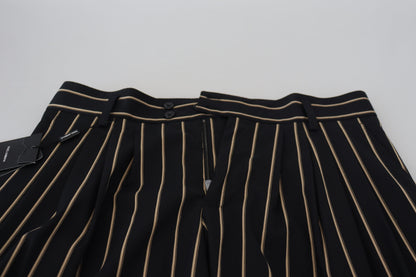 Pantalones chinos elegantes de rayas cónicas