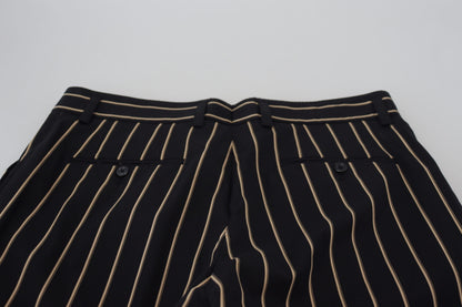 Pantalones chinos elegantes de rayas cónicas