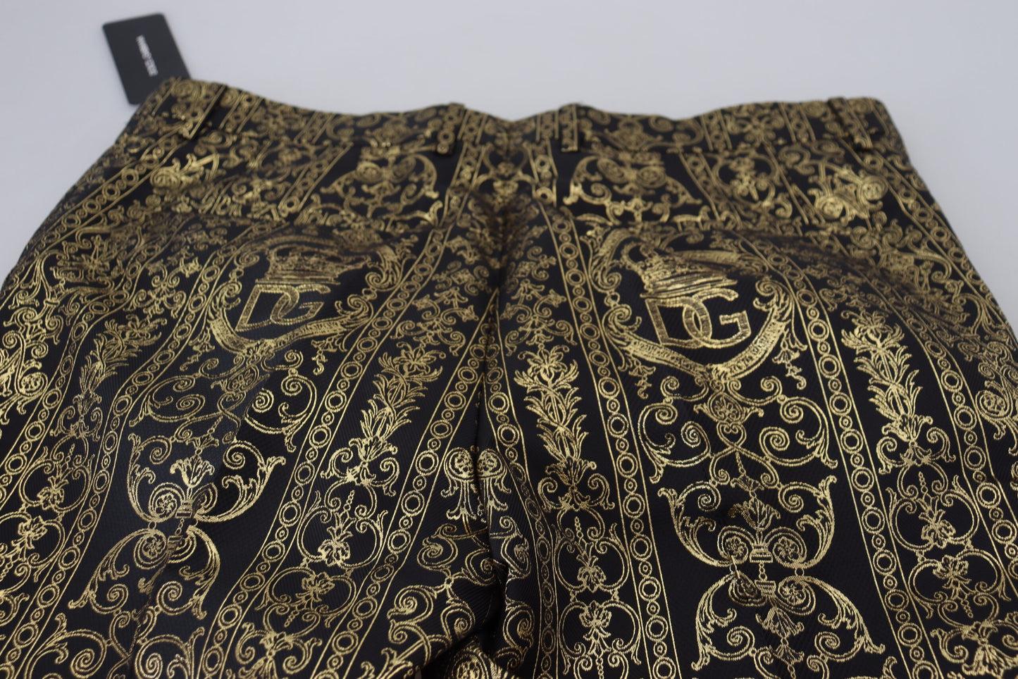 Elegantes pantalones de noche de jacquard