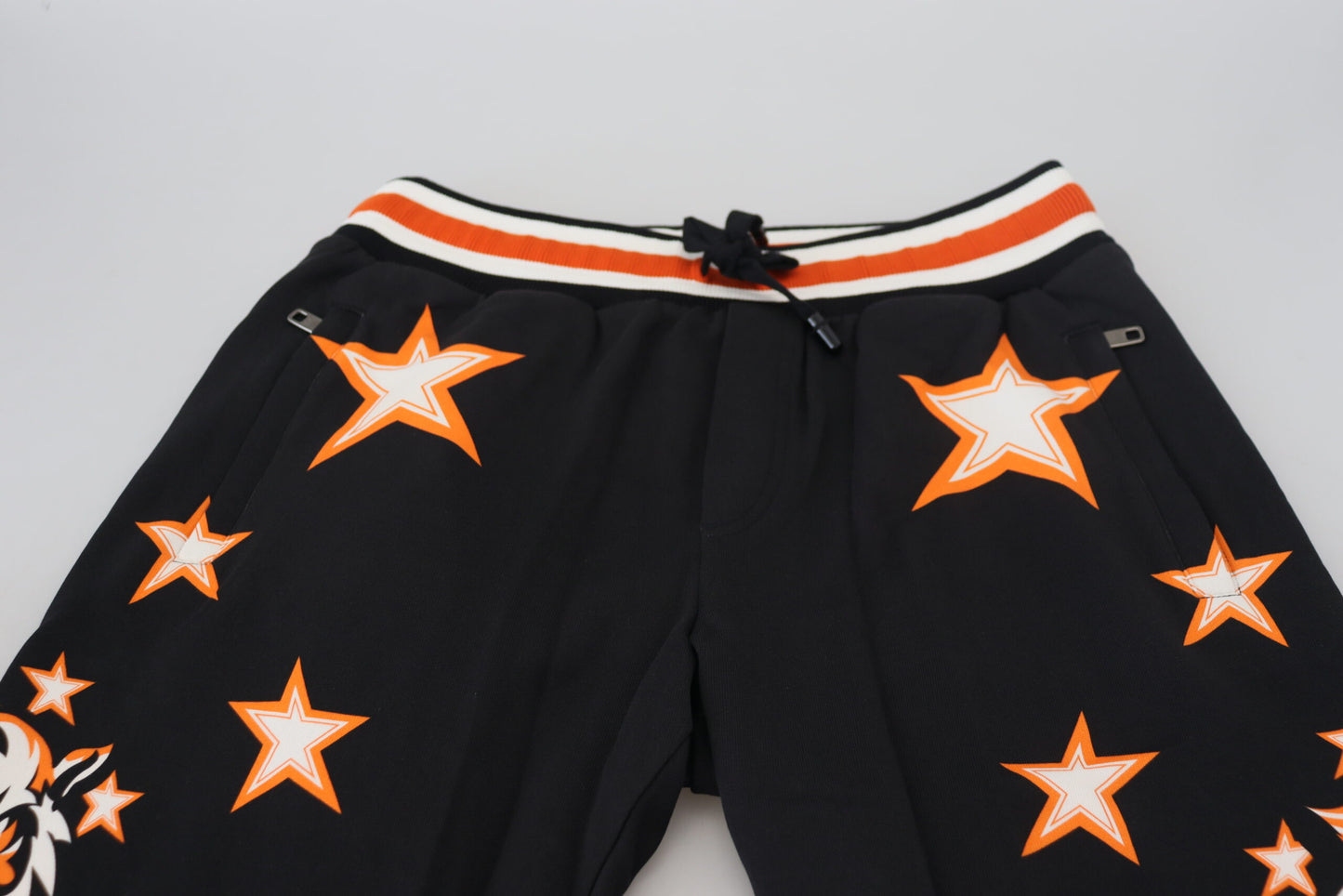 Pantalones deportivos casuales elegantes con estrellas negras