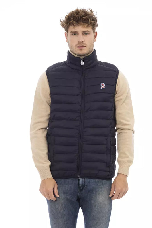 Chaleco de poliamida azul para hombre