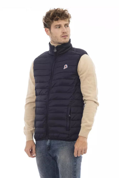 Chaleco de poliamida azul para hombre