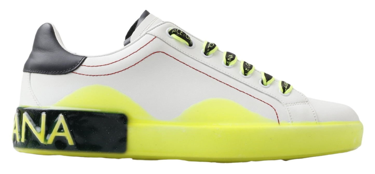 Elegantes zapatillas bajas de cuero Portofino