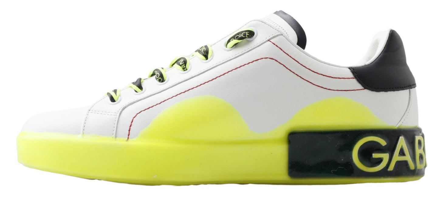 Elegantes zapatillas bajas de cuero Portofino