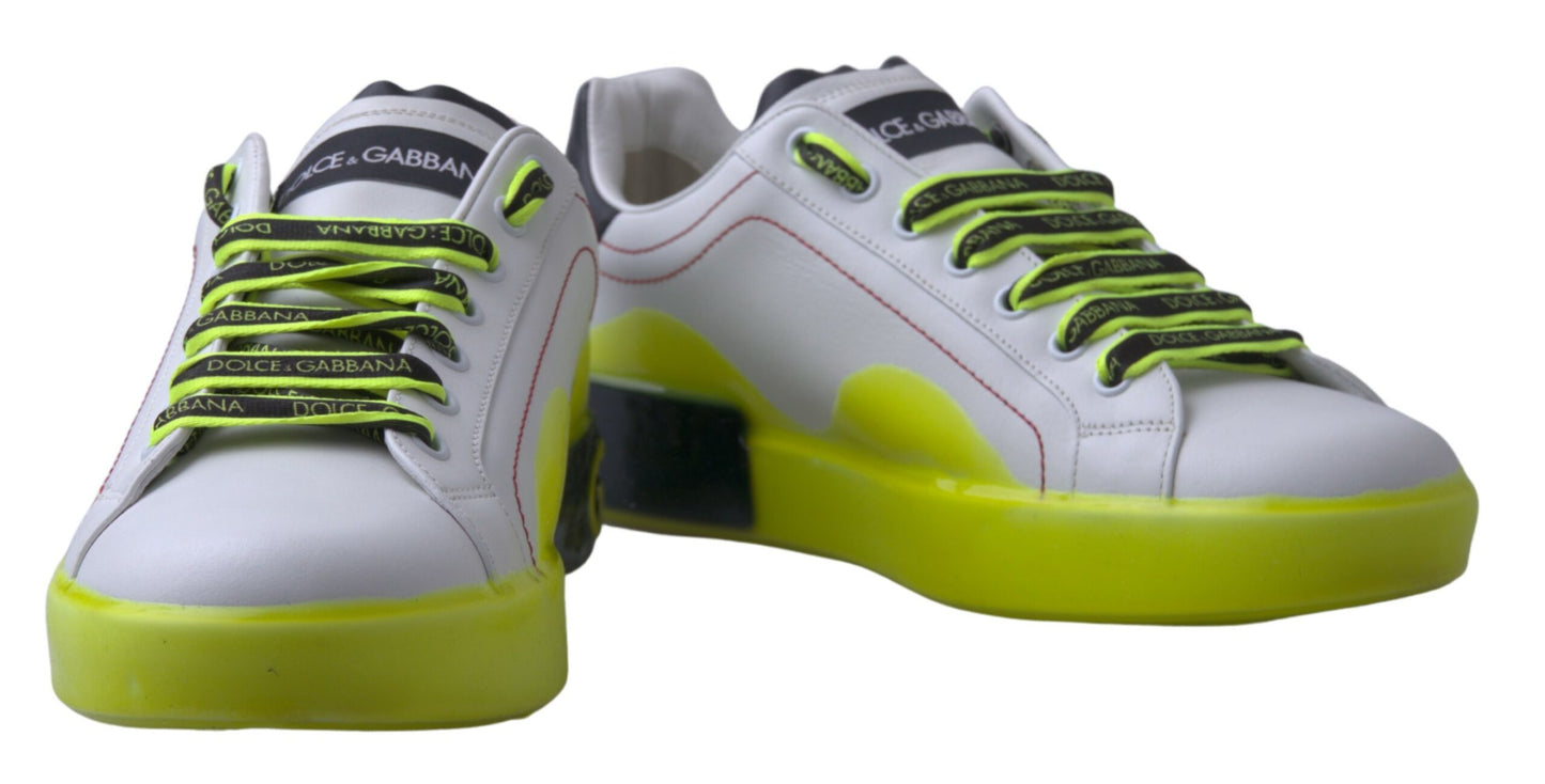 Elegantes zapatillas bajas de cuero Portofino
