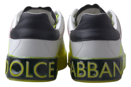 Elegantes zapatillas bajas de cuero Portofino