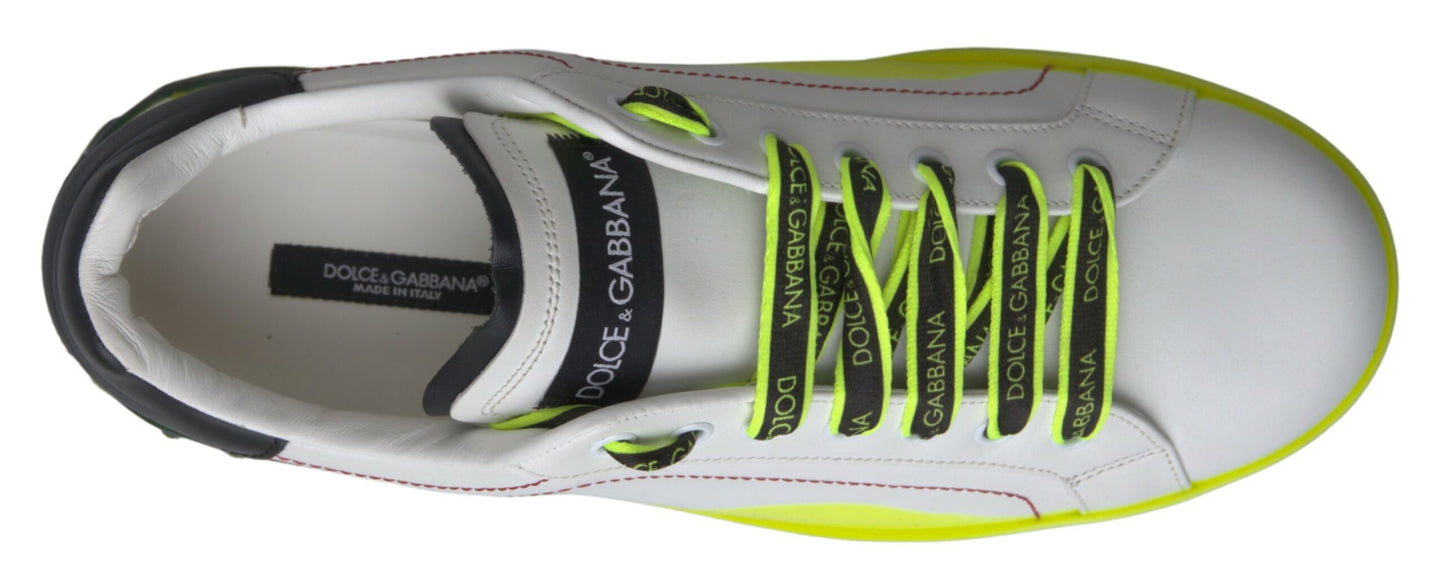 Elegantes zapatillas bajas de cuero Portofino
