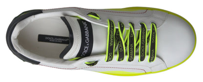 Elegantes zapatillas bajas de cuero Portofino