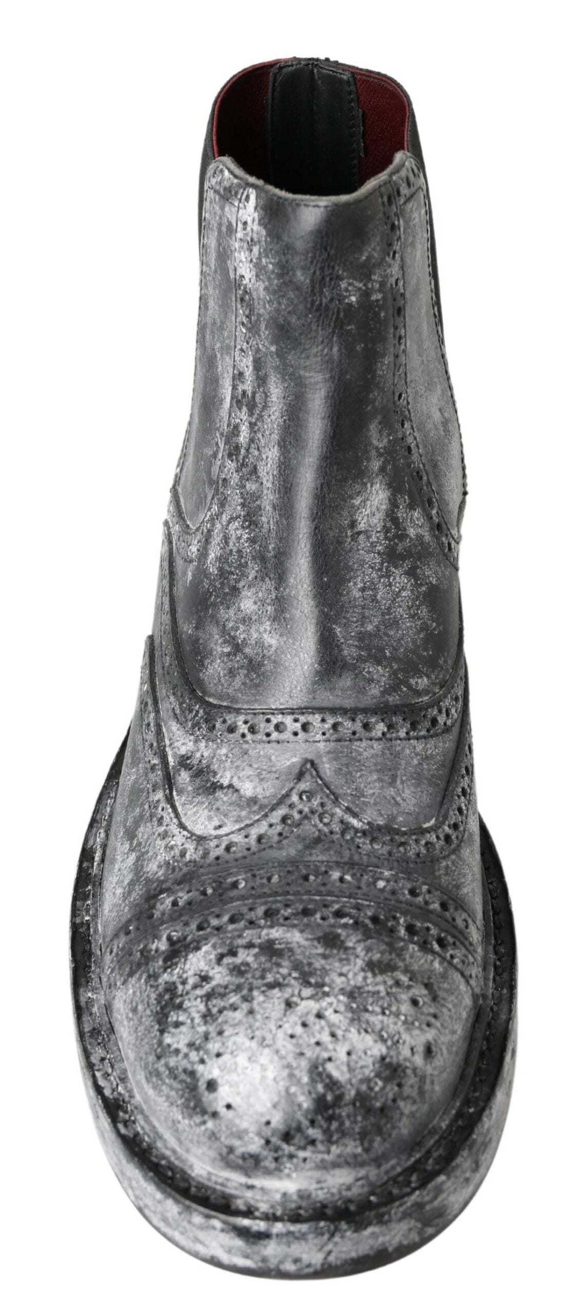 Elegantes botines Chelsea negros descoloridos