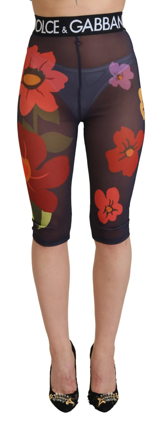 Leggings de cintura alta con estampado floral elegante