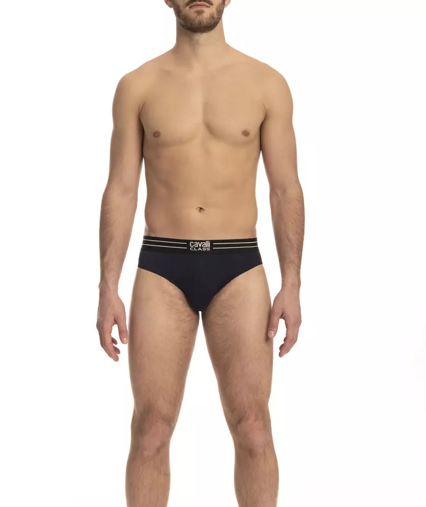 Pack de ropa interior de algodón azul para hombre